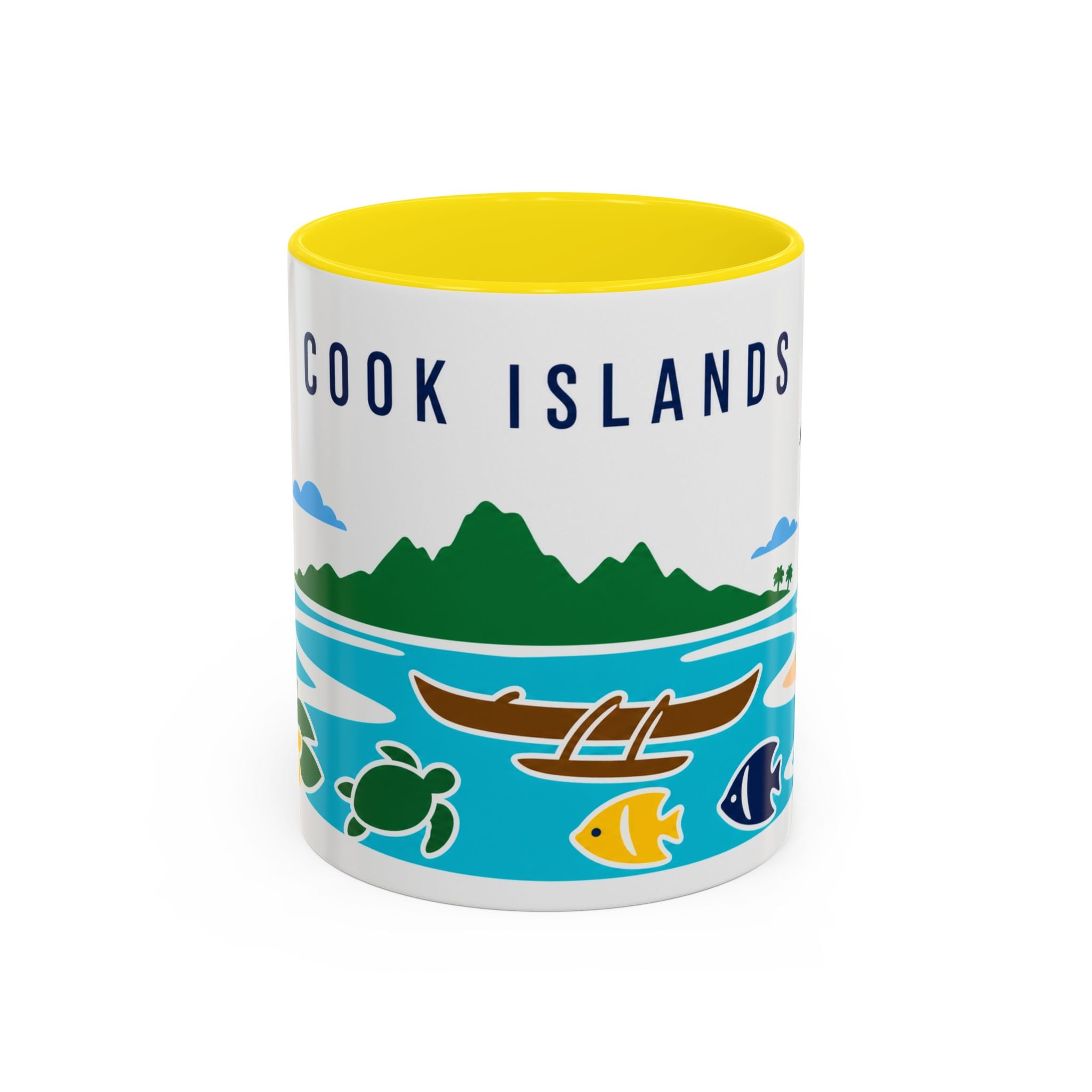 Cook Islands Coffee Mug | Travel Souvenir Accent Mug | Country Gift Ceramic Cup 11oz 15oz