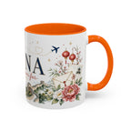 China Home Country Mug | Moving Away Gift | Long Distance Friendship | 11 oz 15 oz Accent Mug
