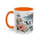 Na Pali Coast Mug, Hawaii Travel Souvenir, Bucket List Gift, Accent Ceramic Coffee Mug 11oz 15oz