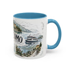 Lake Como Mug, Italy Travel Souvenir, Bucket List Gift, Accent Ceramic Coffee Mug 11oz 15oz