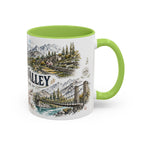 Hunza Valley Mug, Pakistan Travel Souvenir, Bucket List Gift, Accent Ceramic Coffee Mug 11oz 15oz