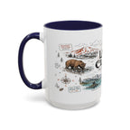 Lake Clark National Park Coffee Mug | Alaska Fly-in Wilderness Adventure Gift | Accent Color Ceramic 11oz 15oz