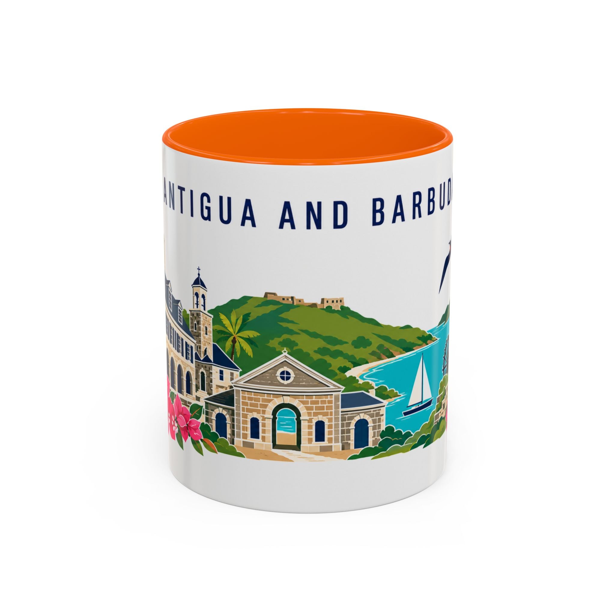 Antigua and Barbuda Coffee Mug | Travel Souvenir Accent Mug | Country Gift Ceramic Cup 11oz 15oz