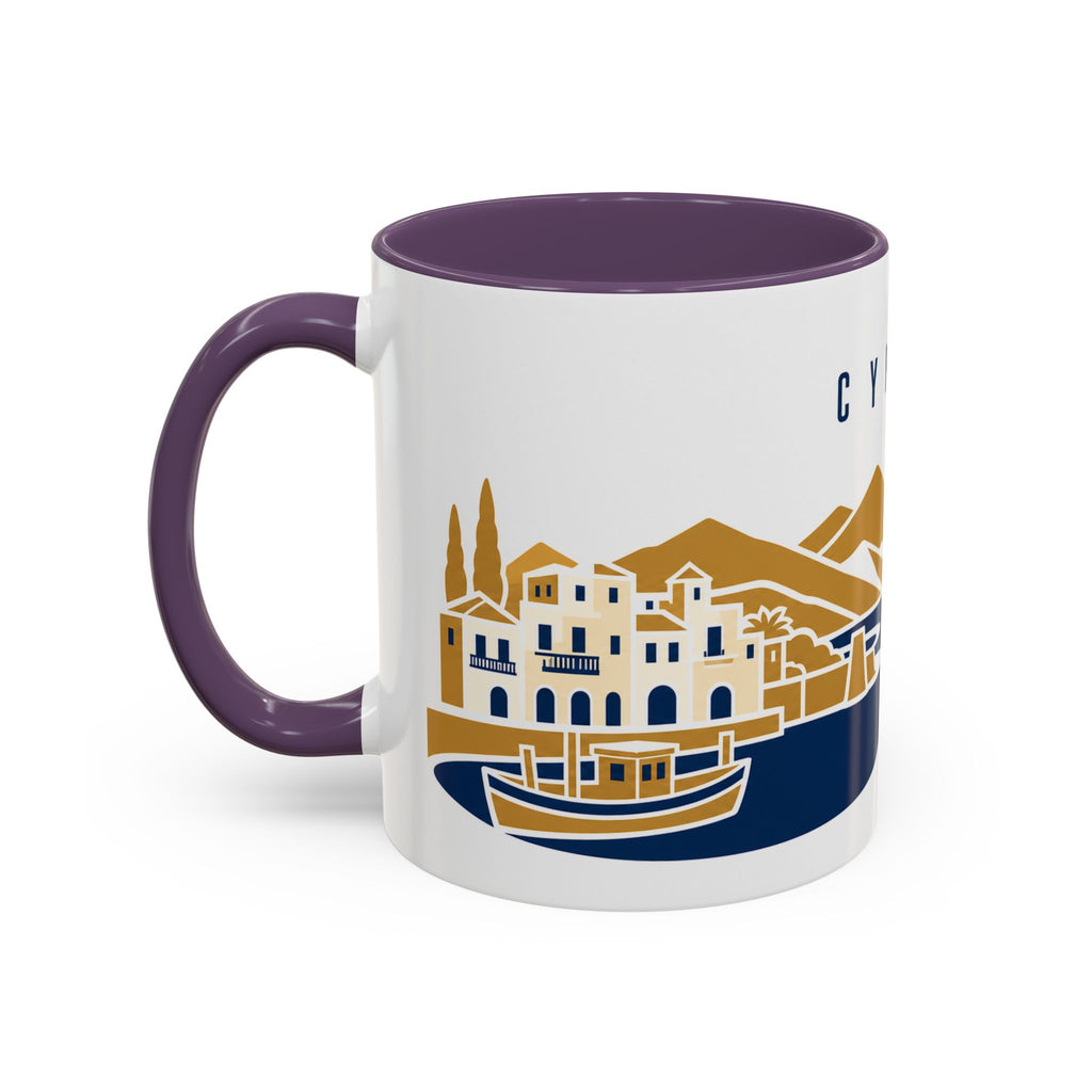 Cyprus Coffee Mug | Travel Souvenir Accent Mug | Country Gift Ceramic Cup 11oz 15oz