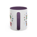 Honolulu Coffee Mug | Postage Stamp Collage Mug | Travel Souvenir Accent Cup 11oz 15oz