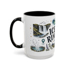 Iceland Ring Road Coffee Mug | Travel Destination Souvenir Gift | Accent Color Ceramic 11oz 15oz