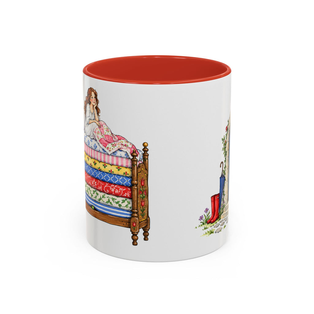 The Princess and the Pea Mug | Storybook Fairy Tale Accent Coffee Mug | EveryLegend
