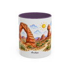 Arches National Park Mug | US Travel Souvenir Accent Coffee Mug | 11oz 15oz Ceramic Cup