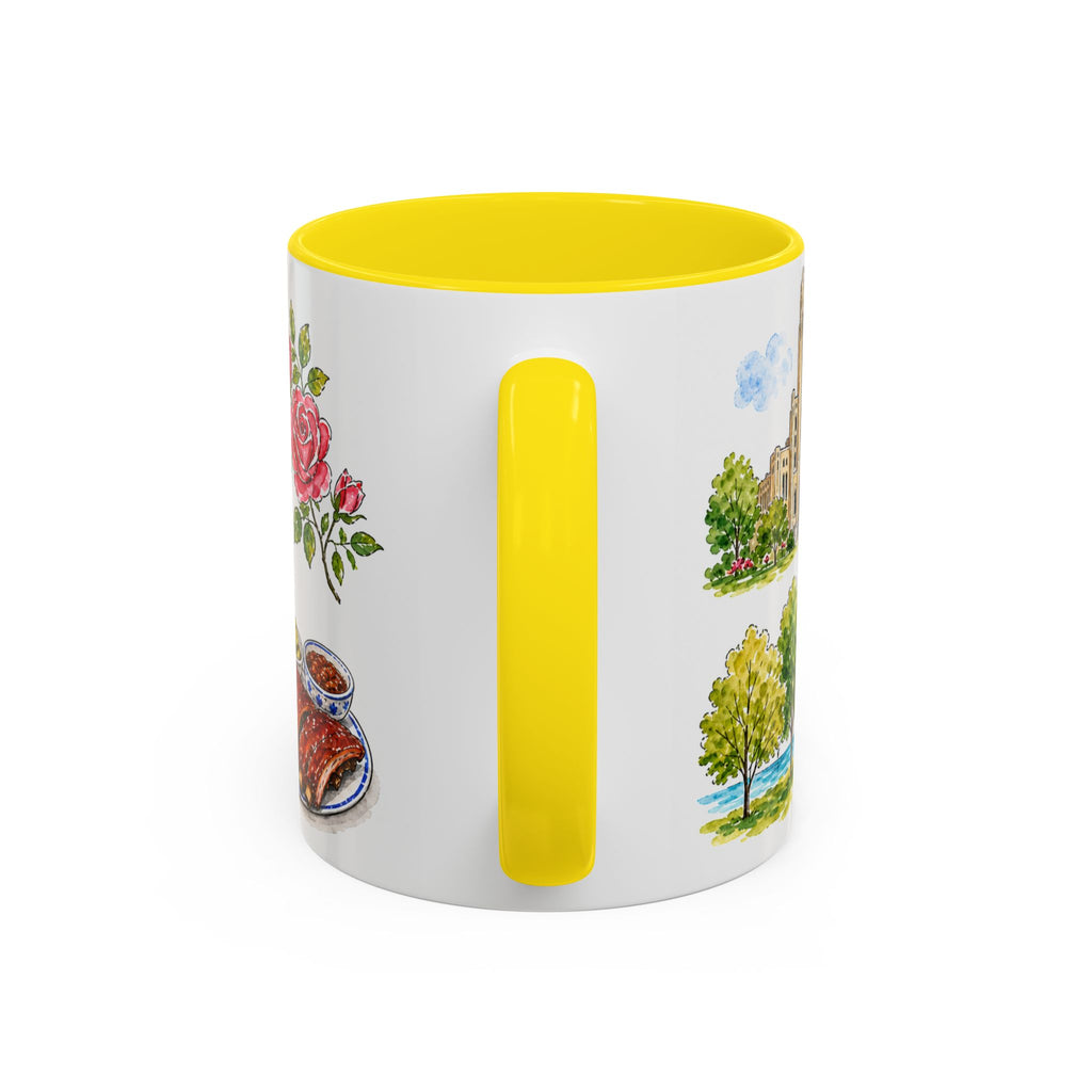 Tulsa Illustrated Travel Mug | City Souvenir Accent Coffee Mug | 11oz 15oz Ceramic Cup