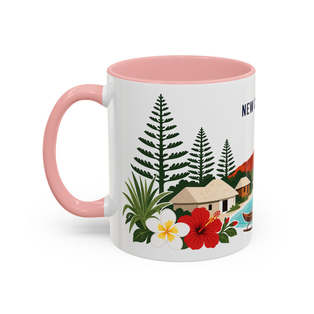 New Caledonia Coffee Mug | Travel Souvenir Accent Mug | Country Gift Ceramic Cup 11oz 15oz