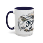 Mount Bromo Mug, Indonesia Travel Souvenir, Bucket List Gift, Accent Ceramic Coffee Mug 11oz 15oz