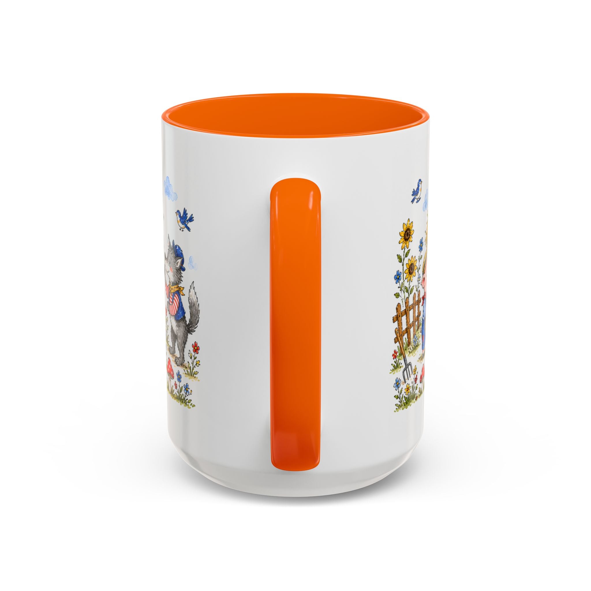 Three Little Pigs Mug | Storybook Fairy Tale Accent Coffee Mug | EveryLegend