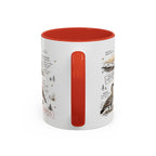 Haleakala National Park Coffee Mug | Hawaii Maui Sunrise Crater Gift | Accent Color Ceramic 11oz 15oz