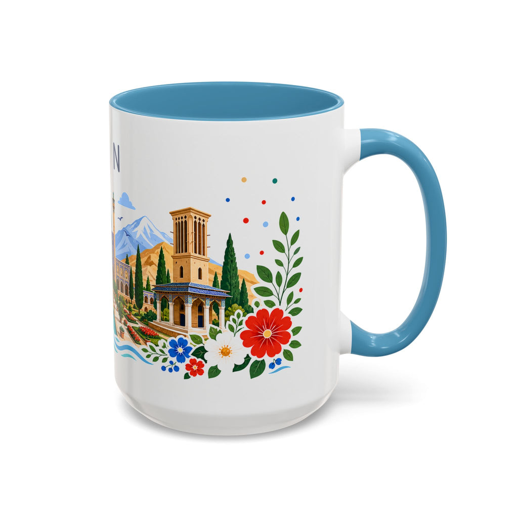 Iran Coffee Mug | Travel Souvenir Accent Mug | Place Gift Ceramic Cup 11oz 15oz