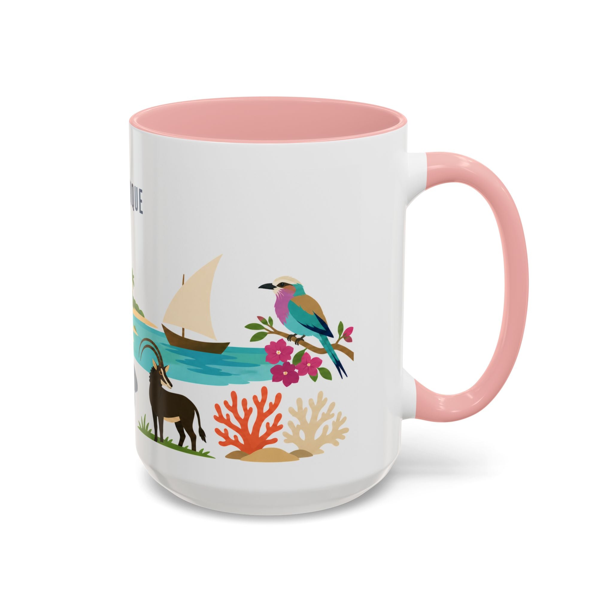 Mozambique Home Country Mug | Moving Away Gift | Long Distance Friendship | 11 oz 15 oz Accent Mug