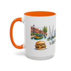 Oklahoma City Illustrated Travel Mug | City Souvenir Accent Coffee Mug | 11oz 15oz Ceramic Cup