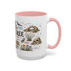 Joshua Tree Coffee Mug | National Park Desert Camping Gift | Accent Color Ceramic 11oz 15oz