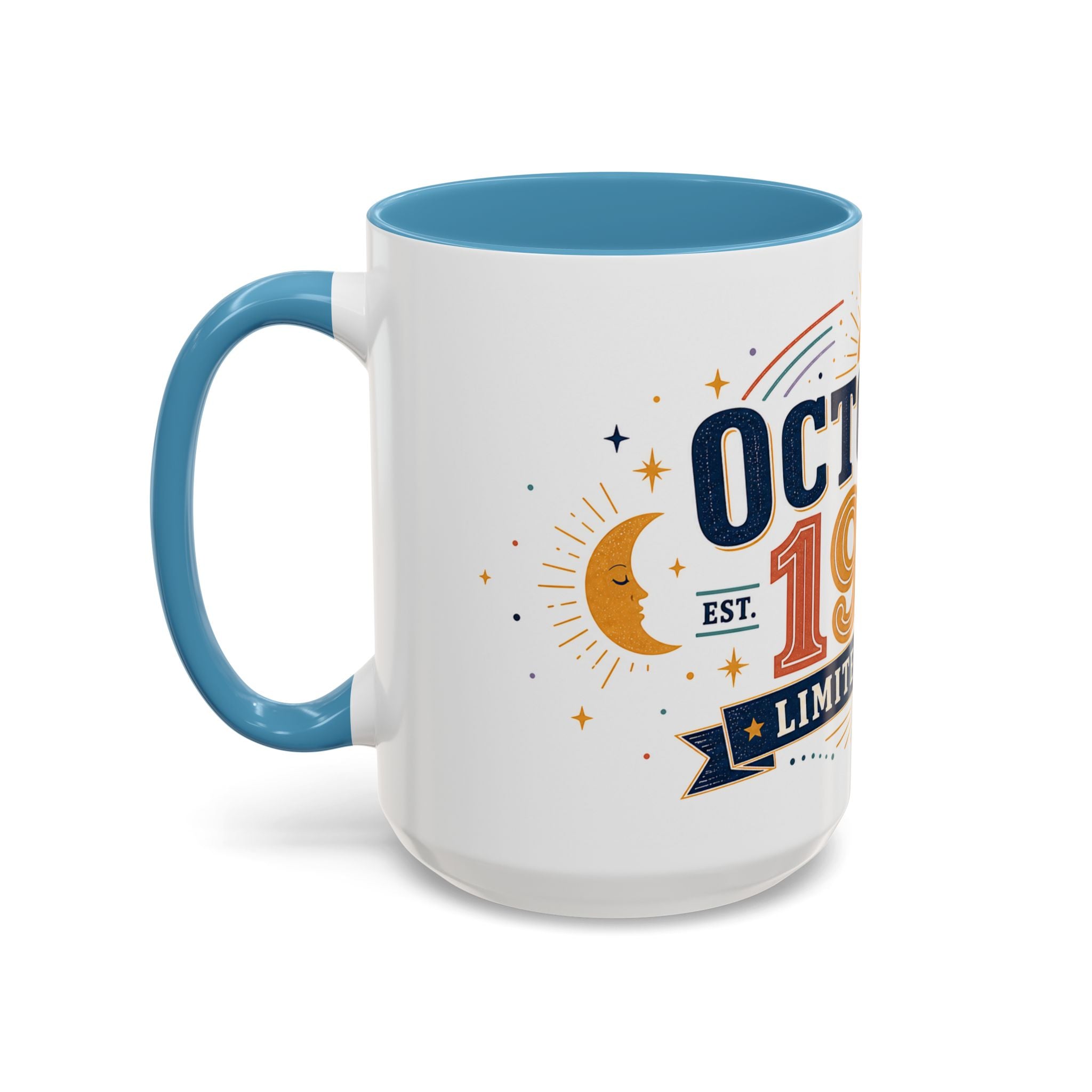 Custom Birthday Mug | Celestial Retro Design, Limited Edition (11oz or 15oz)