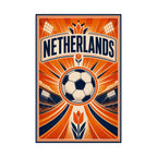 Netherlands Soccer Fan Art Poster | Matte Vertical Poster | World Cup 2026 Wall Decor