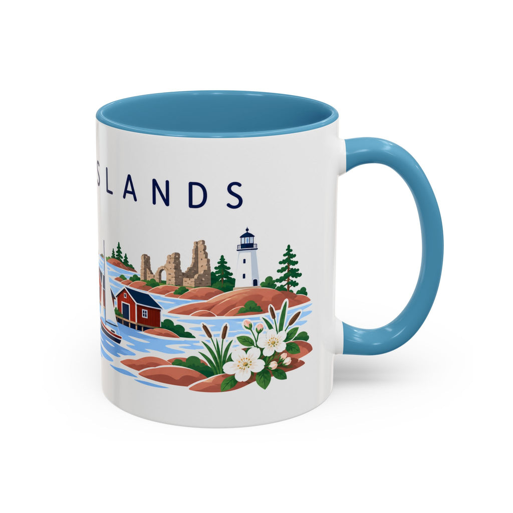 Åland Islands Coffee Mug | Travel Souvenir Accent Mug | Country Gift Ceramic Cup 11oz 15oz