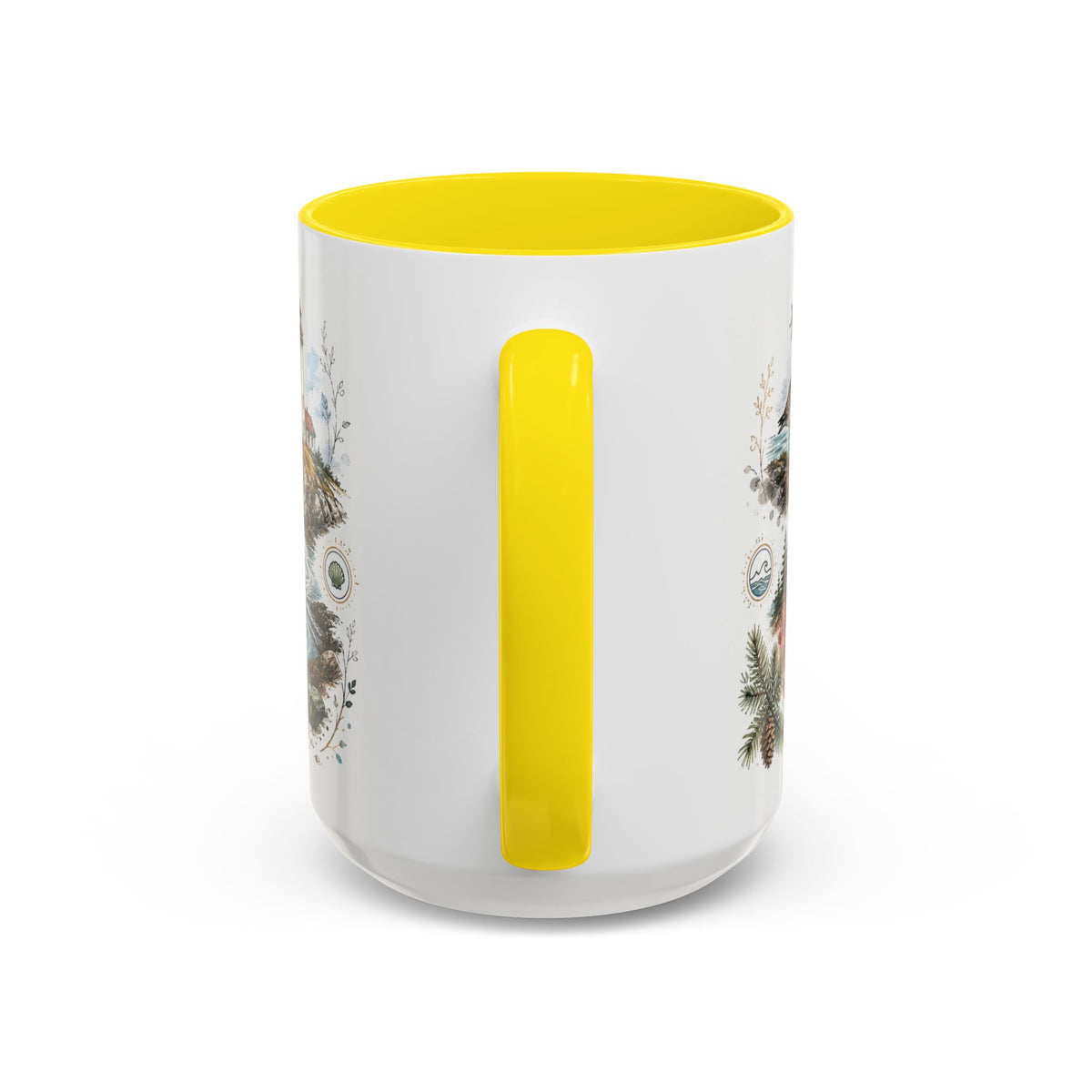 Bay of Fundy Mug, Canada Travel Souvenir, Bucket List Gift, Accent Ceramic Coffee Mug 11oz 15oz