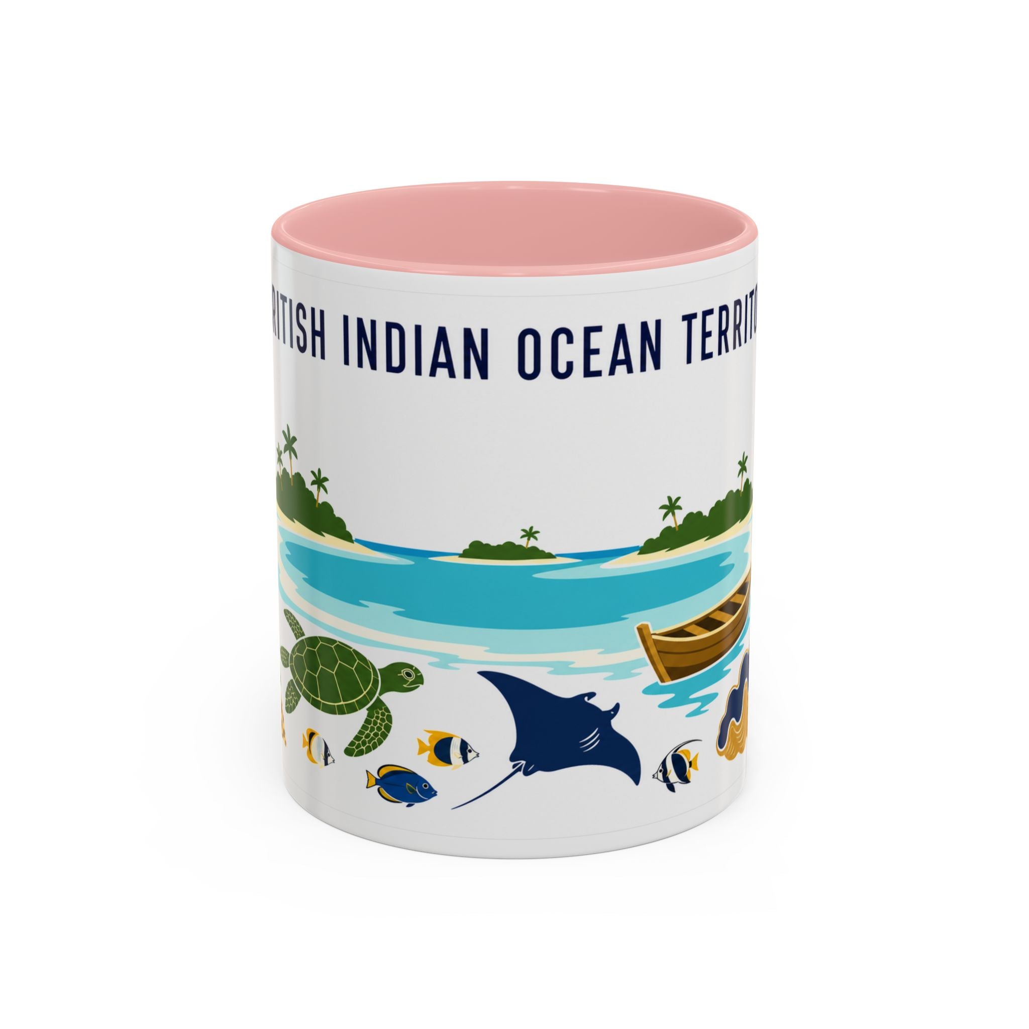 British Indian Ocean Territory Coffee Mug | Travel Souvenir Accent Mug | Country Gift Ceramic Cup 11oz 15oz