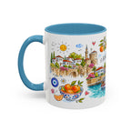 Antalya Travel Mug | European City Souvenir Accent Coffee Mug | 11oz 15oz Ceramic Cup