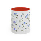 Alaska Forget-me-not Mug, State Flower Floral Coffee Cup, 11oz Botanical Gift
