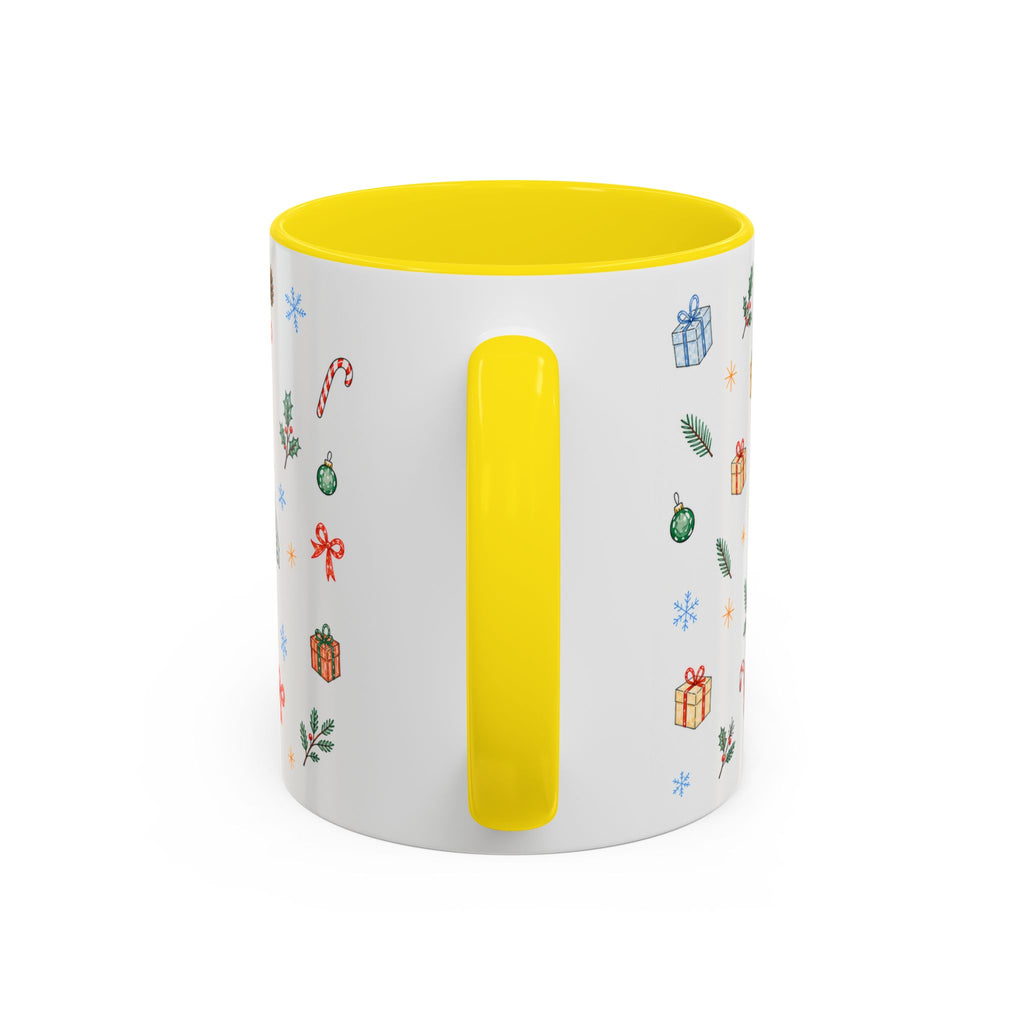 Miami Christmas Mug | Watercolor Art Deco City Souvenir (11oz/15oz)