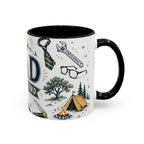 Dad The Legend Coffee Mug | Father's Day Gift for Dad | Accent Color Ceramic 11oz 15oz