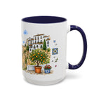 Ronda Illustrated Travel Mug | Spain Souvenir Accent Coffee Mug | 11oz 15oz Ceramic Cup