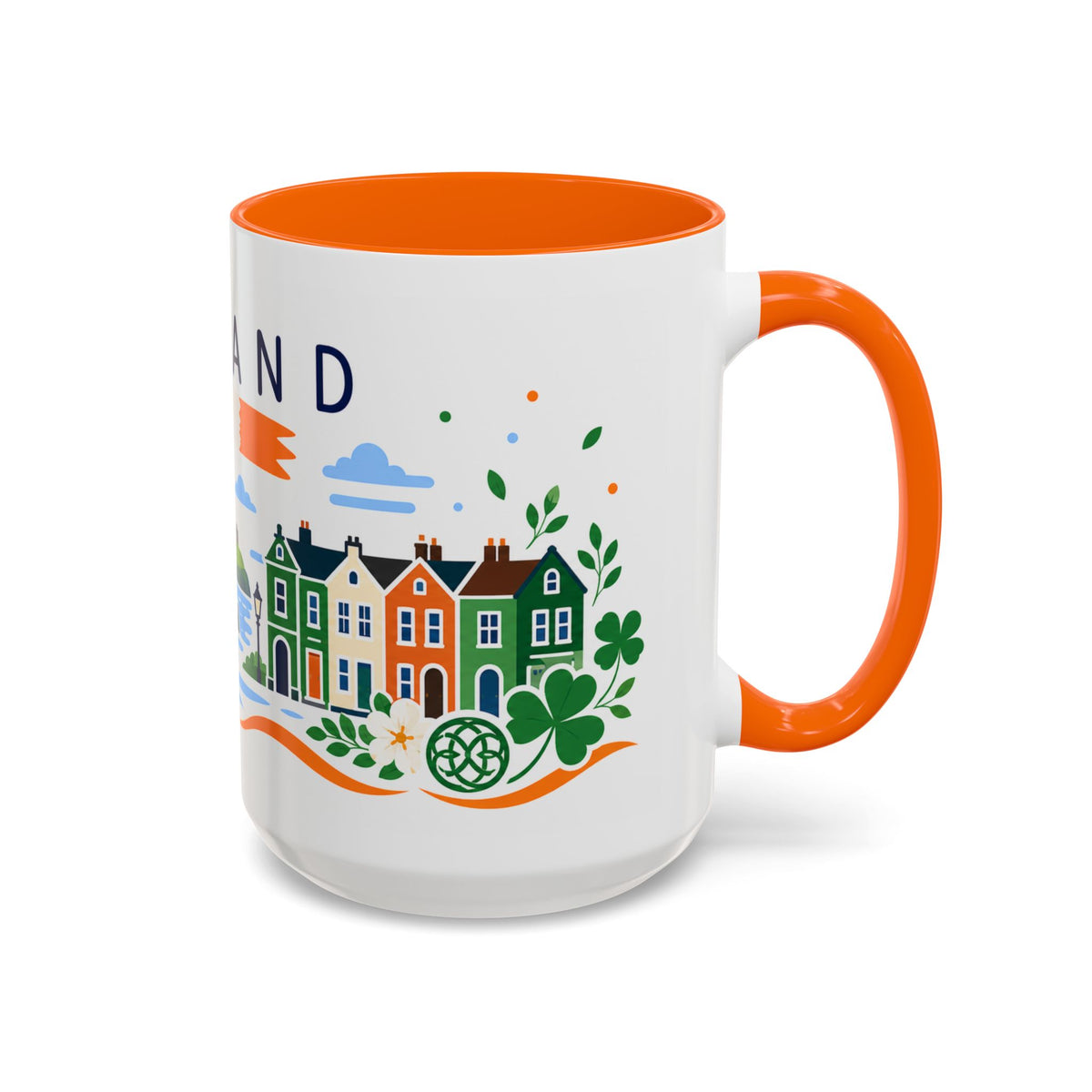 Ireland Coffee Mug | Travel Souvenir Accent Mug | Country Gift Ceramic Cup 11oz 15oz