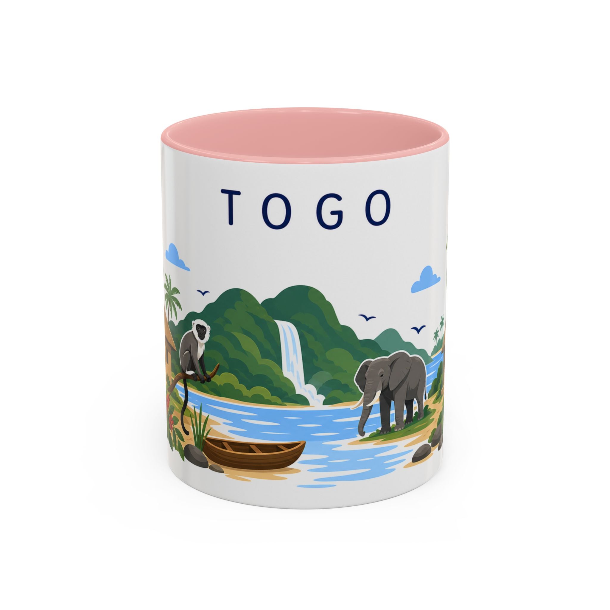 Togo Coffee Mug | Travel Souvenir Accent Mug | Country Gift Ceramic Cup 11oz 15oz