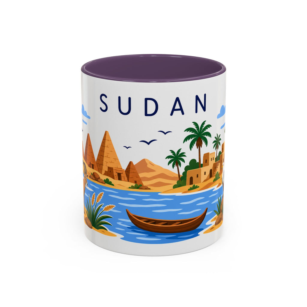 Sudan Home Country Mug | Moving Away Gift | Long Distance Friendship | 11 oz 15 oz Accent Mug
