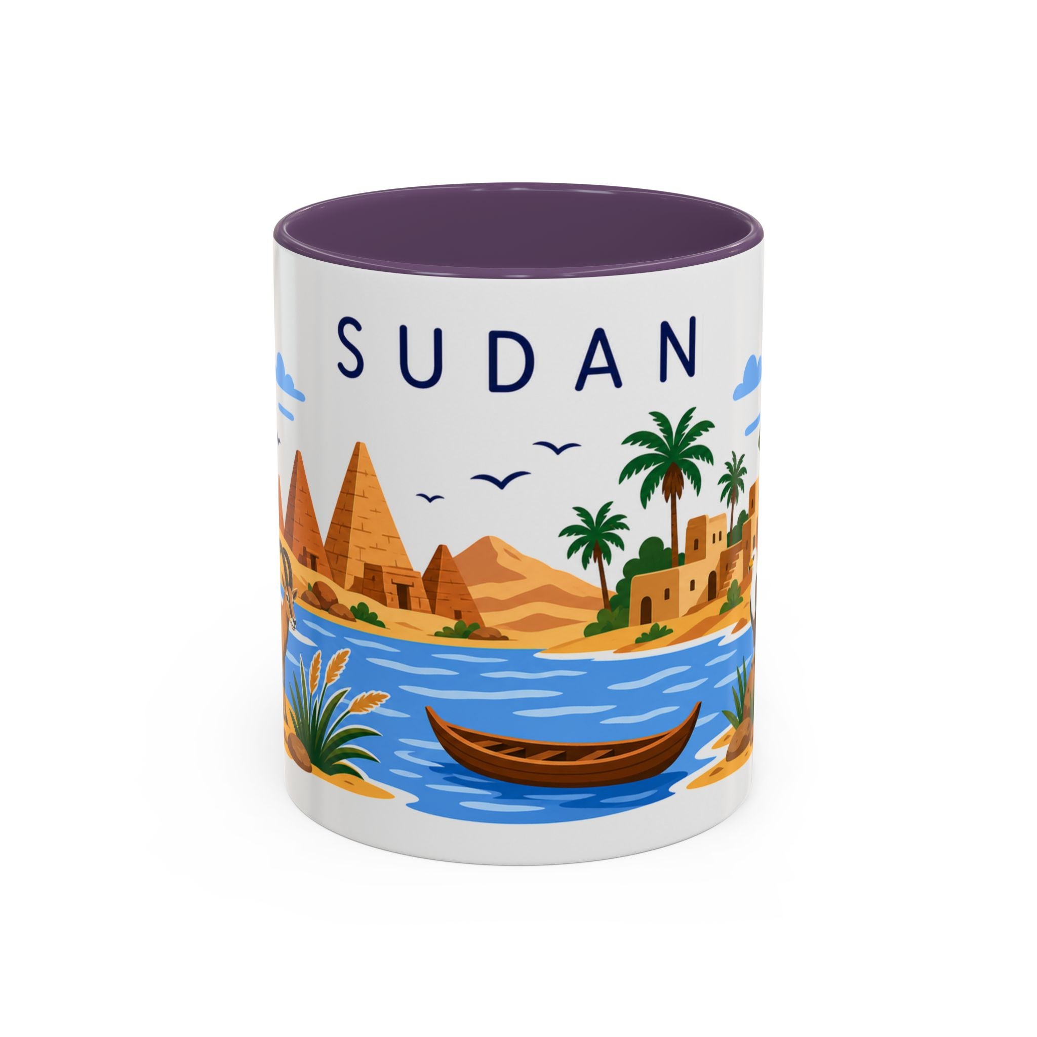 Sudan Home Country Mug | Moving Away Gift | Long Distance Friendship | 11 oz 15 oz Accent Mug