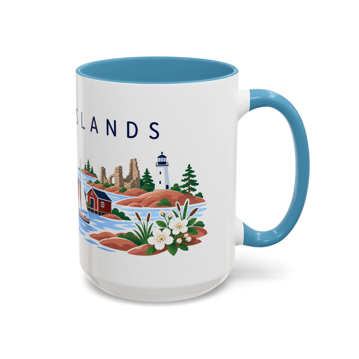 Åland Islands Coffee Mug | Travel Souvenir Accent Mug | Country Gift Ceramic Cup 11oz 15oz