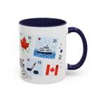 Toronto Coffee Mug | Postage Stamp Collage Mug | Travel Souvenir Accent Cup 11oz 15oz