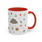 Ireland Christmas Mug | Watercolor Travel Souvenir | Holiday Gift | Accent Ceramic Coffee Cup 11oz 15oz