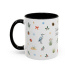 Indiana Dunes National Park Christmas Mug | Watercolor Travel Souvenir | Holiday Gift | Accent Ceramic Coffee Cup 11oz 15oz