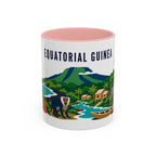 Equatorial Guinea Coffee Mug | Travel Souvenir Accent Mug | Country Gift Ceramic Cup 11oz 15oz