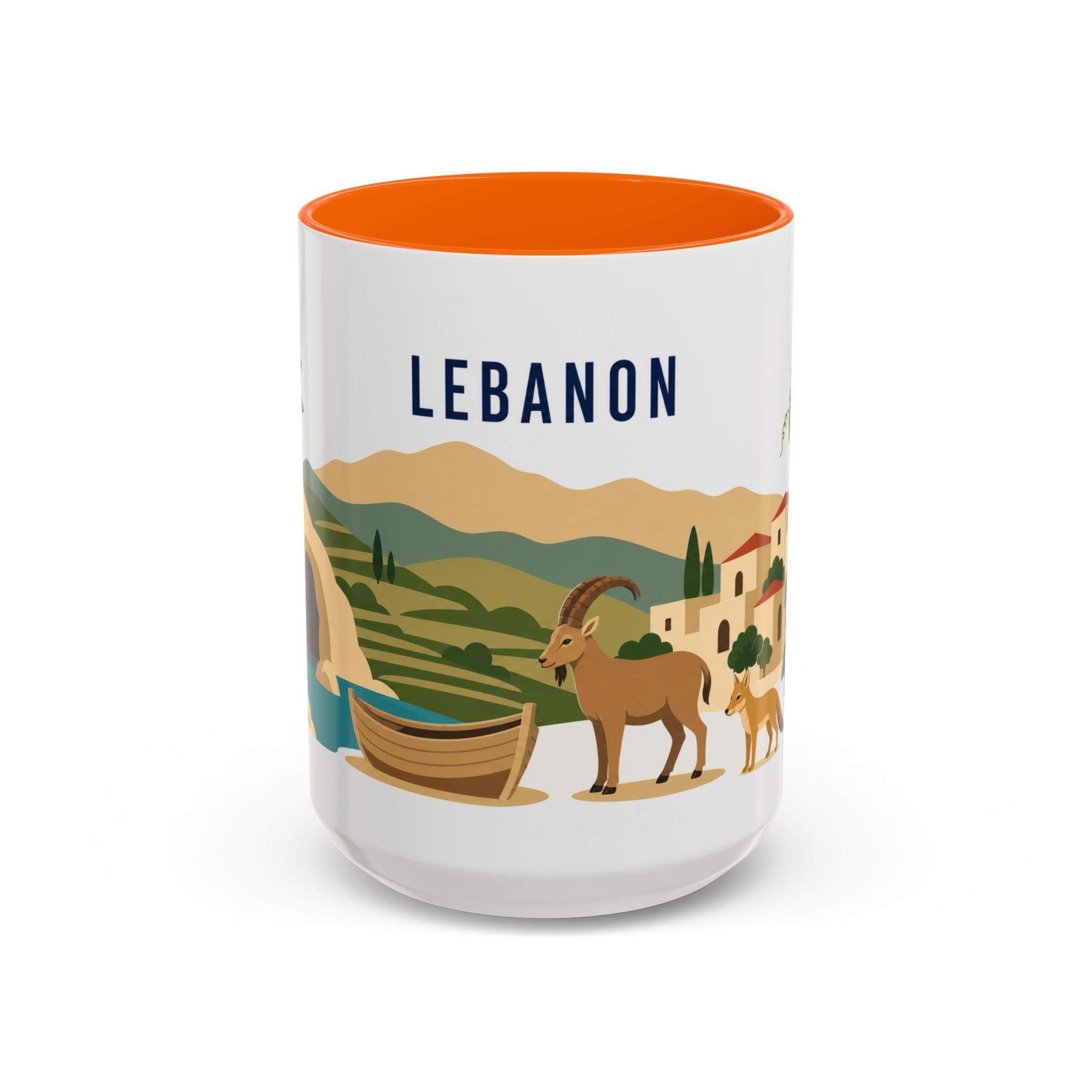 Lebanon Coffee Mug | Travel Souvenir Accent Mug | Country Gift Ceramic Cup 11oz 15oz