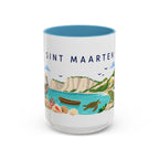 Sint Maarten Coffee Mug | Travel Souvenir Accent Mug | Country Gift Ceramic Cup 11oz 15oz