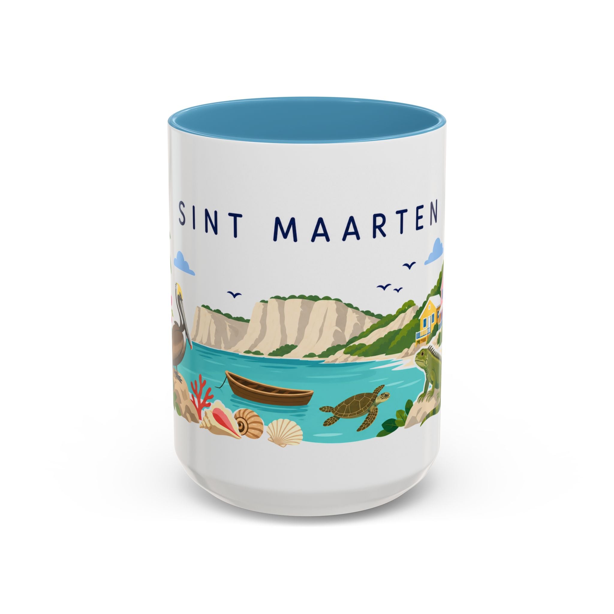 Sint Maarten Coffee Mug | Travel Souvenir Accent Mug | Country Gift Ceramic Cup 11oz 15oz
