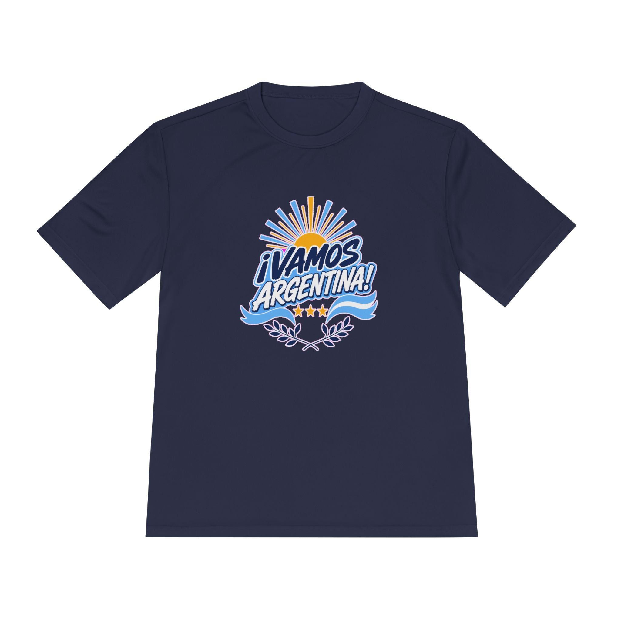 Argentina Soccer T Shirt, ¡Vamos Argentina! Tee, World Football Fan Shirt, Moisture Wicking Sport Tee