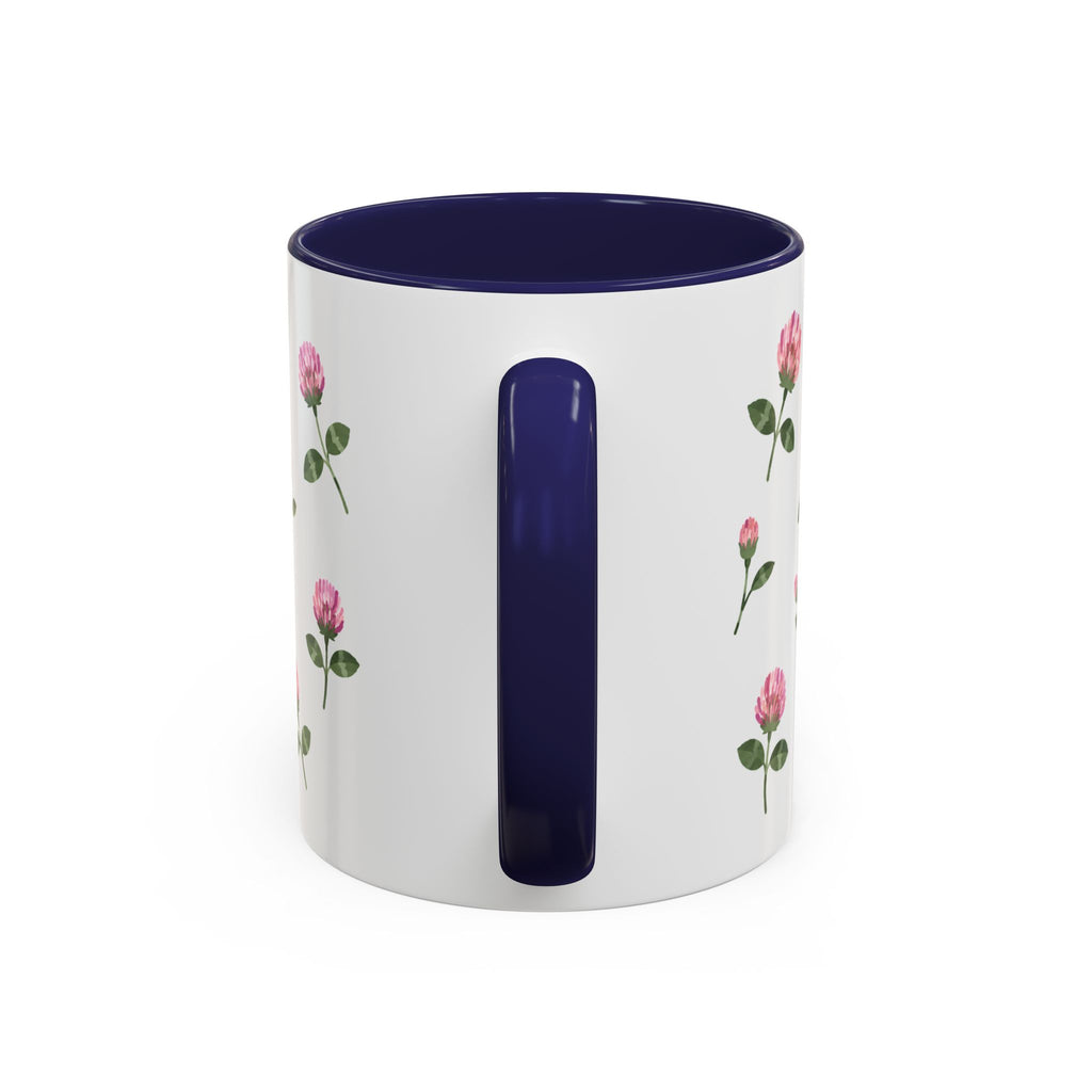 Vermont Red Clover Mug, State Flower Floral Coffee Cup, 11oz Botanical Gift
