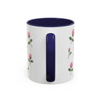 Vermont Red Clover Mug, State Flower Floral Coffee Cup, 11oz Botanical Gift
