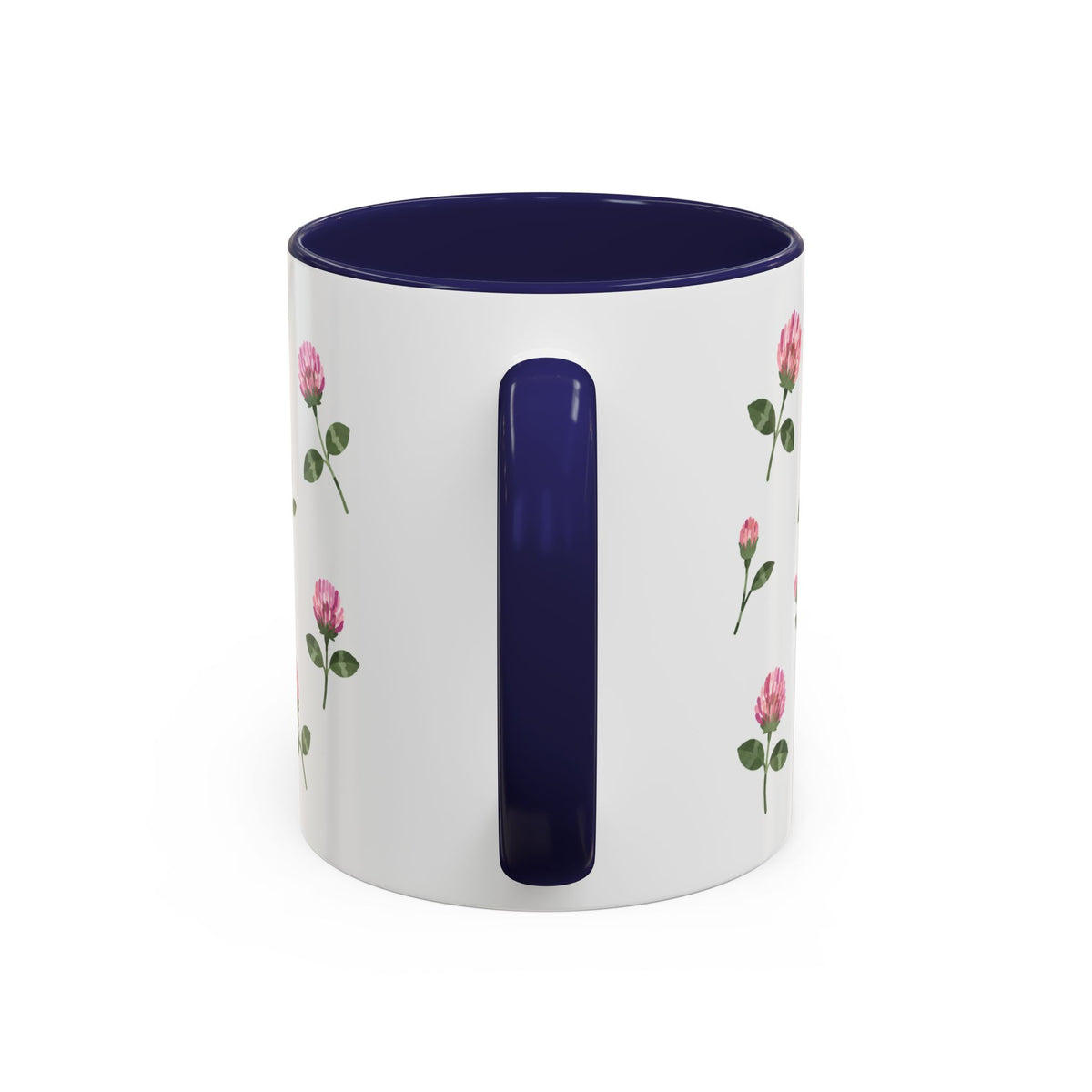 Vermont Red Clover Mug, State Flower Floral Coffee Cup, 11oz Botanical Gift