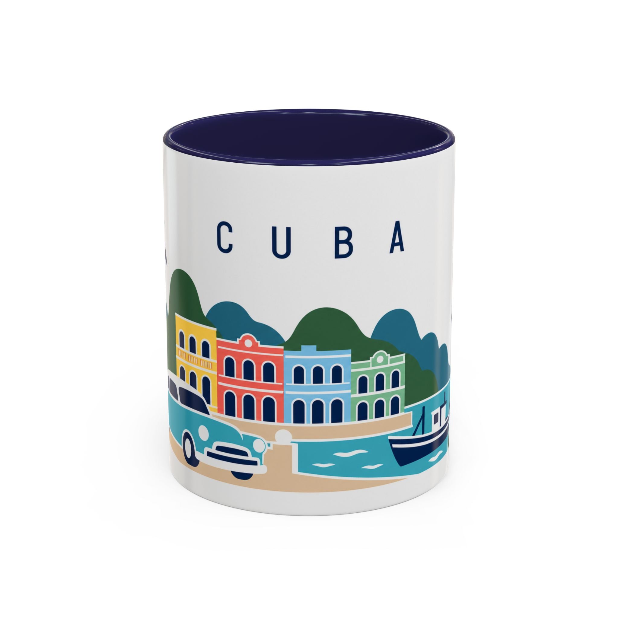 Cuba-Inspired Coffee Mug | US Produced & Fulfilled | Travel Souvenir Accent Mug | Ceramic Cup 11oz 15oz