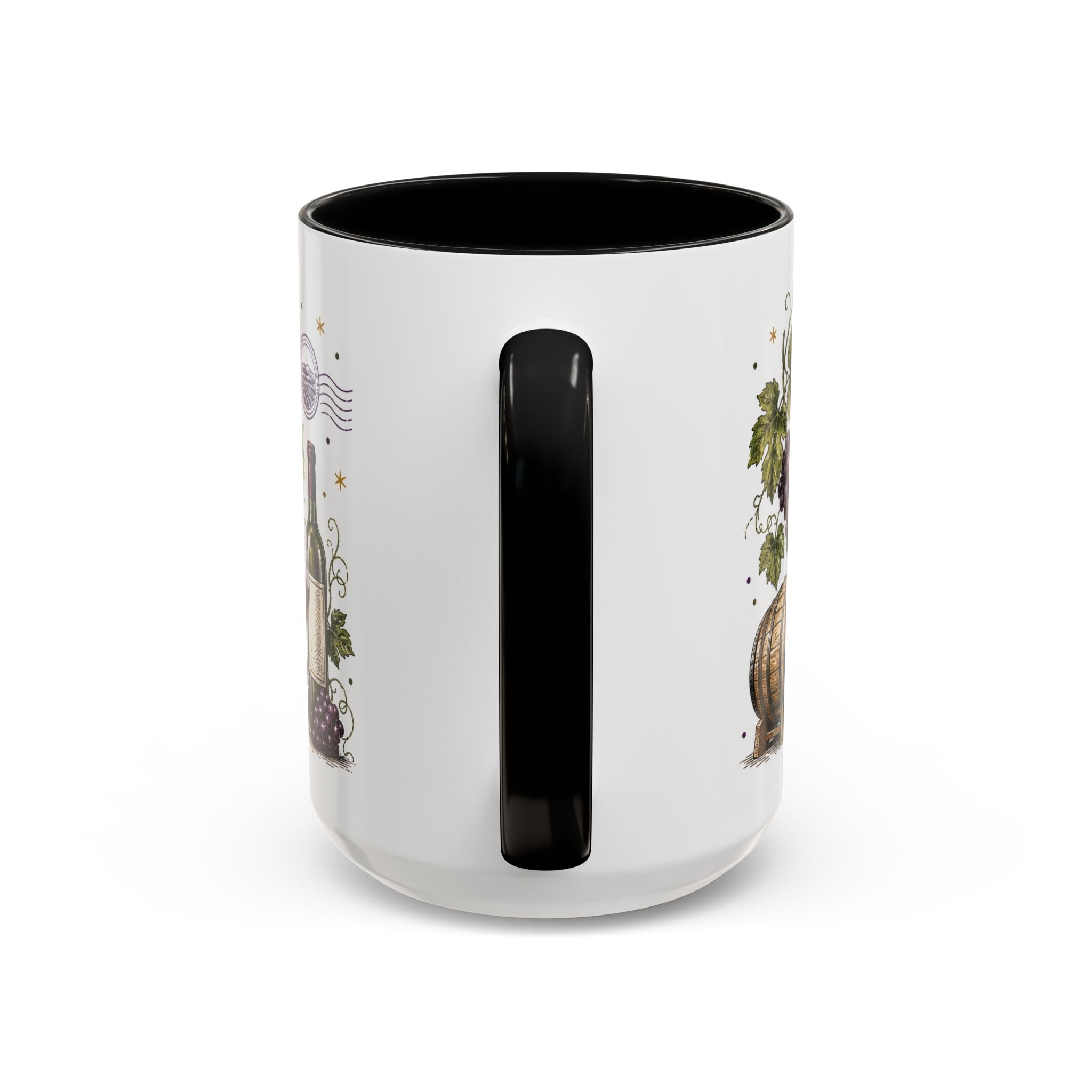 Cape Winelands Coffee Mug | Travel Destination Souvenir Gift | Accent Color Ceramic 11oz 15oz