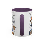 Mr Fix It Coffee Mug | Father's Day Gift for Dad | Accent Color Ceramic 11oz 15oz
